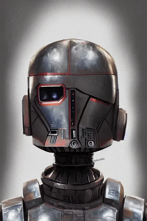 Prompt: star wars k 2 so redesign, highly detailed, digital painting, trending on artstation, concept art, illustration