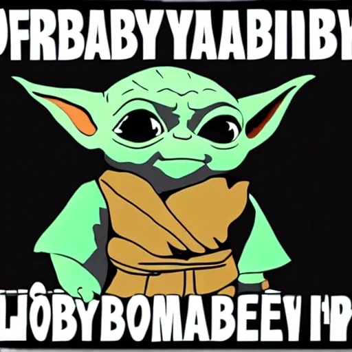 Image similar to baby yoda as a batman