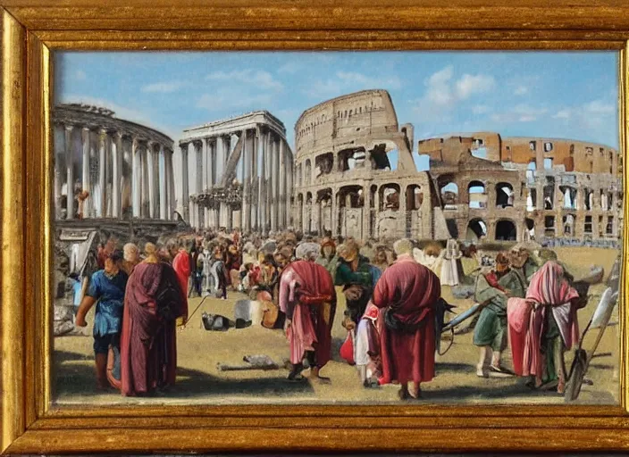 Image similar to Images on the store website, eBay, Miniature of citizens of Rome