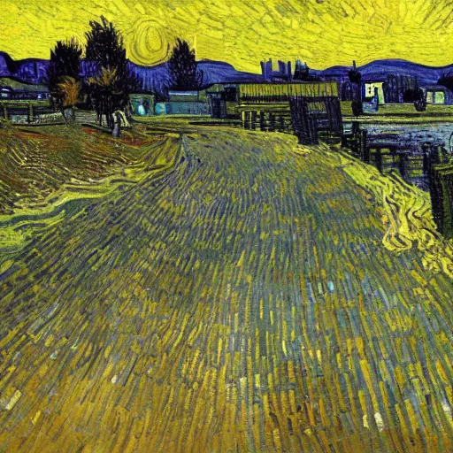 Image similar to sunny day by Vincent van Gogh