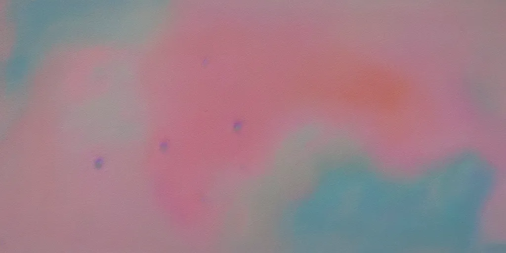 Image similar to an abstract painting of blush pastel blobs with smooth color transitions