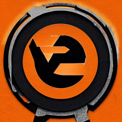 Prompt: Half Life 3 Logo, grainy, cracked, gradient, detailed, very detailed, heavily detailed, intricate details, intricately detailed, digital art, trending on artstation, 3D, studio quality lighting, dramatic lighting HD Quality, 4k resolution, 8k resolution, black background, Half Life 3 Logo is orange and is in the foreground, Realistic, Shiny Lighting, Shiny