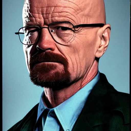 Prompt: Walter White in a 1990s anti-drug PSA