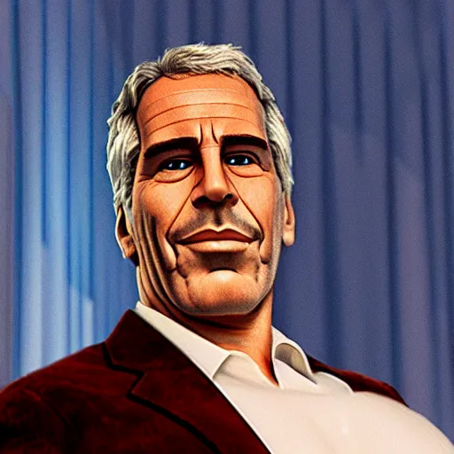 Image similar to Jeffrey Epstein Ken from Barbie 2023, cinematic