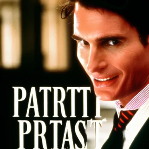 Image similar to [portrait of Patrick Bateman]