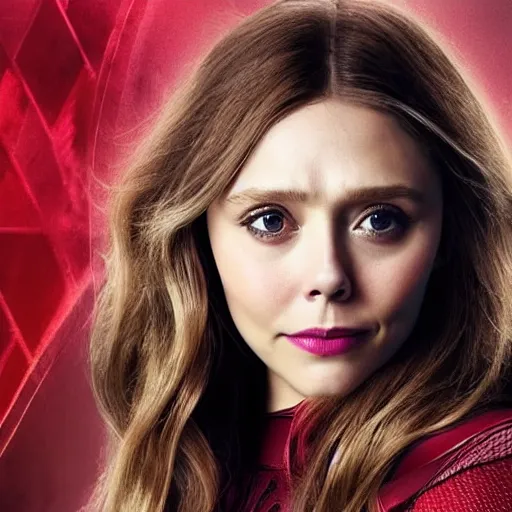 Prompt: ( ( ( ( ( ( ( ( ( ( elizabeth olsen ) ) ) ) ) ) ) ) ) ) scarlet witch!!!!! ( ( ( ( chris hemsworth ) ) ) ), portrait!!!, [ 4 k photorealism ]!!, trending on unsplash