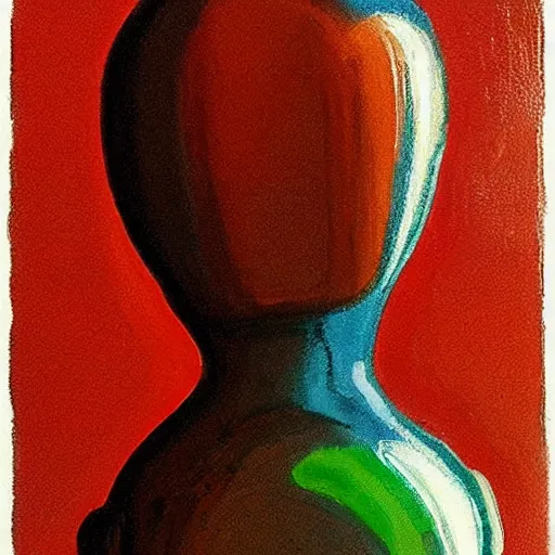 Image similar to alien by wayne thiebaud