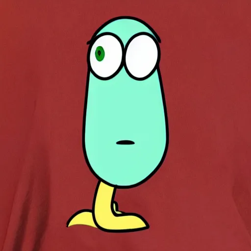 Prompt: handsome squidward, cartoon network