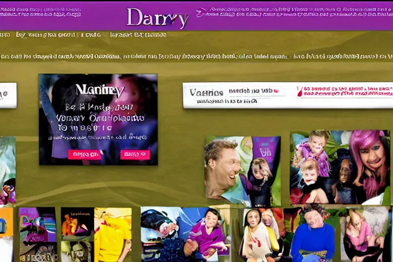Image similar to website of barney