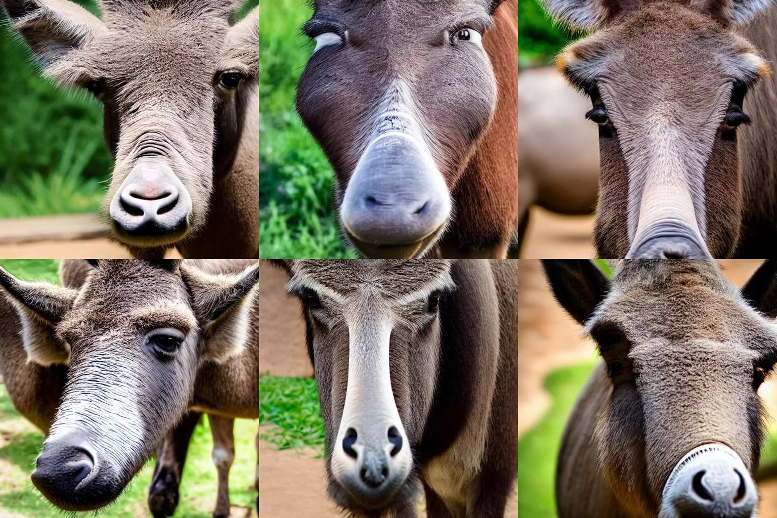 Prompt: donkgoatey in minneapolis zoo, photorealistic, closeup photo