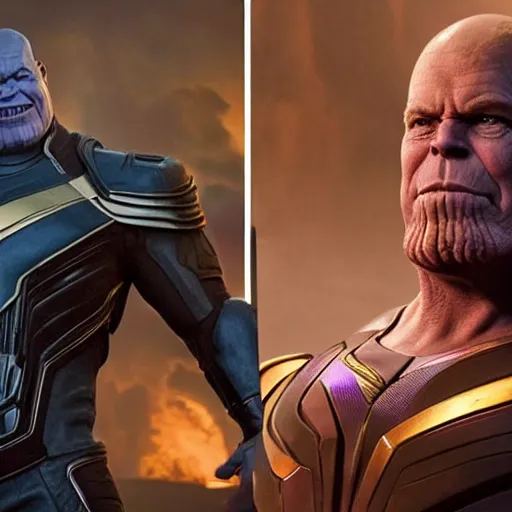 Prompt: elon musk as thanos, the pixar adaptation