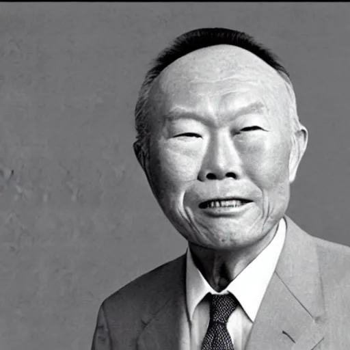 Prompt: Lee Kuan Yew in the style of René Magritte