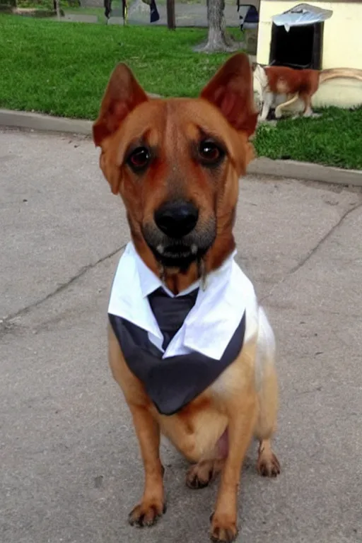 Image similar to waiter dog