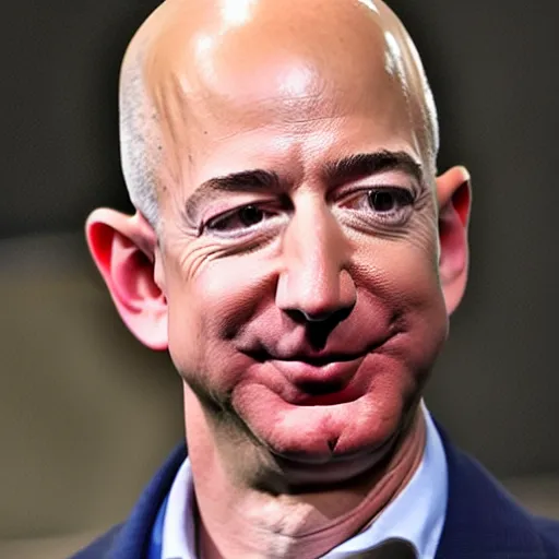 Prompt: closeup of jeff bezos who has a dirty face on the street experiencing homelessness