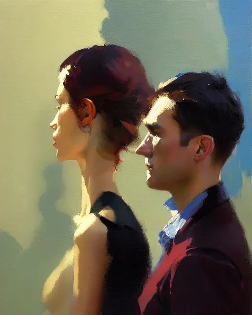 Prompt: weight of public opinion, shadow and mirror, ( impressionistic oil painting by malcom liepke ), alexi zaitsev, craig mullins, melinda matyas, tooth wu, wlop, denis sarazhin, bold brushstrokes, highly detailed, award winning, textured, masterpiece