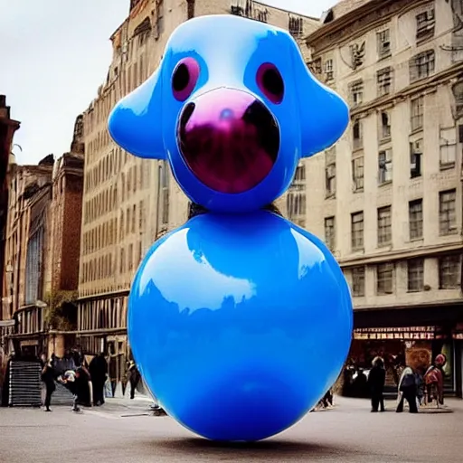 Image similar to “Jeff Koons baloon in the shape of an animal”