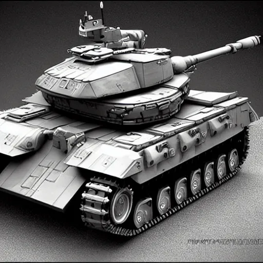 Image similar to futuristic battle tank