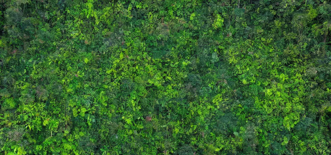 Image similar to a very high resolution image from a new movie. amazon forest made of plastic bags of different colors. photorealistic, photography, directed by anthony russo