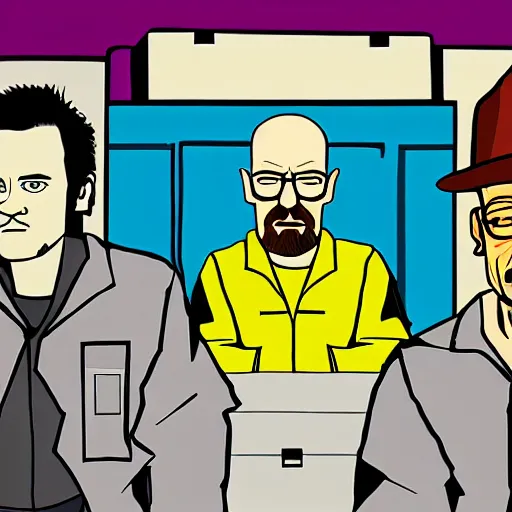 Prompt: Breaking bad in the style of Ingrid Vang Nyman