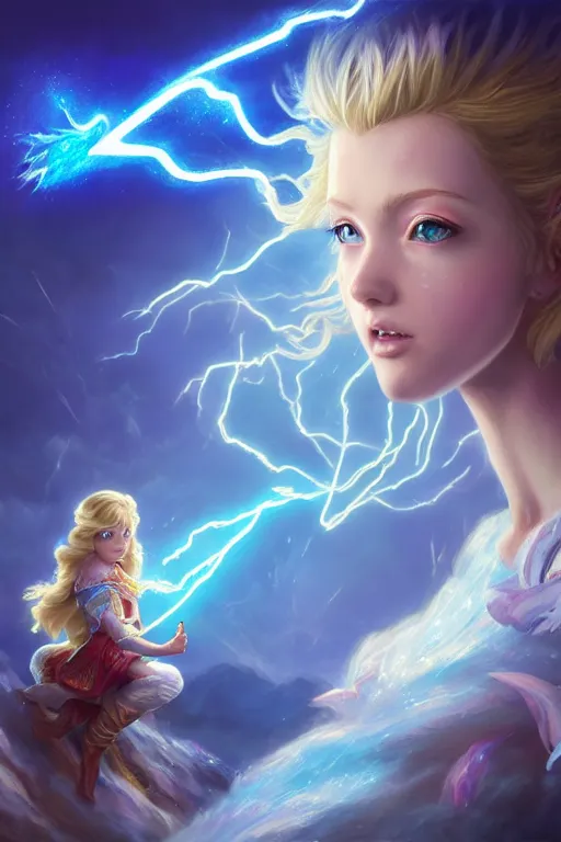 Image similar to legendary fairy prince casting a lightning spell,, lightning energy, blue energy, highly detailed, d & d, fantasy, highly detailed, digital painting, trending on artstation, concept art, sharp focus, illustration, global illumination, ray tracing, realistic shaded, art by artgerm and greg rutkowski and fuji choko and viktoria gavrilenko and hoang lap