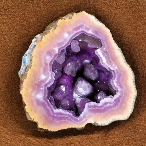 Image similar to cinnabarite geode