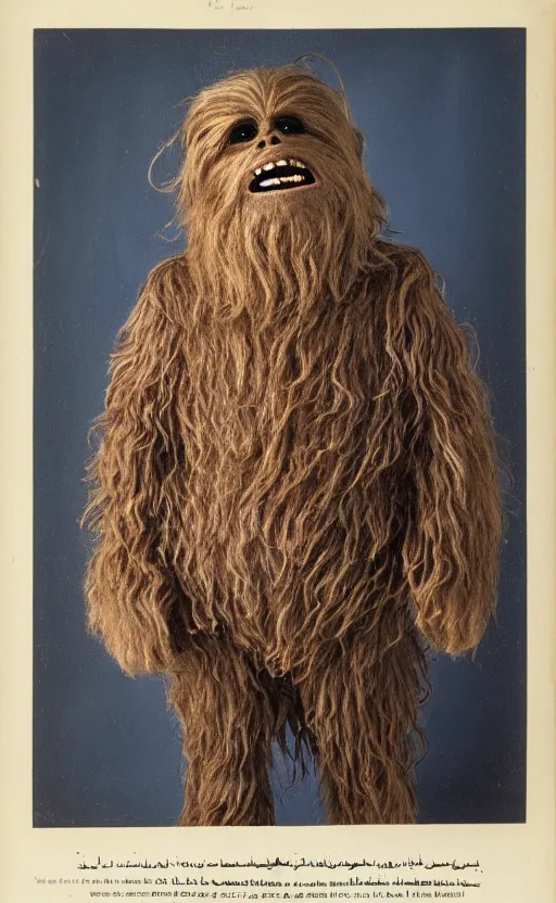 Image similar to portrait of the jew chewbacca, israel, kosher, hava nagila