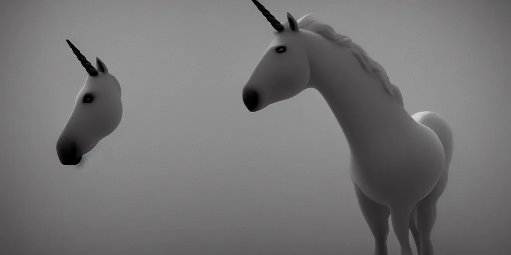 Prompt: unicorn, shallow depth of field, moody lighting, 8 k, ultra realistic, octane render,