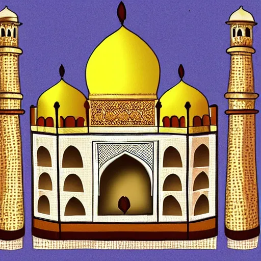 Image similar to cheese a reconstruction of the cheese taj mahal made ot of different cheeses, cheese