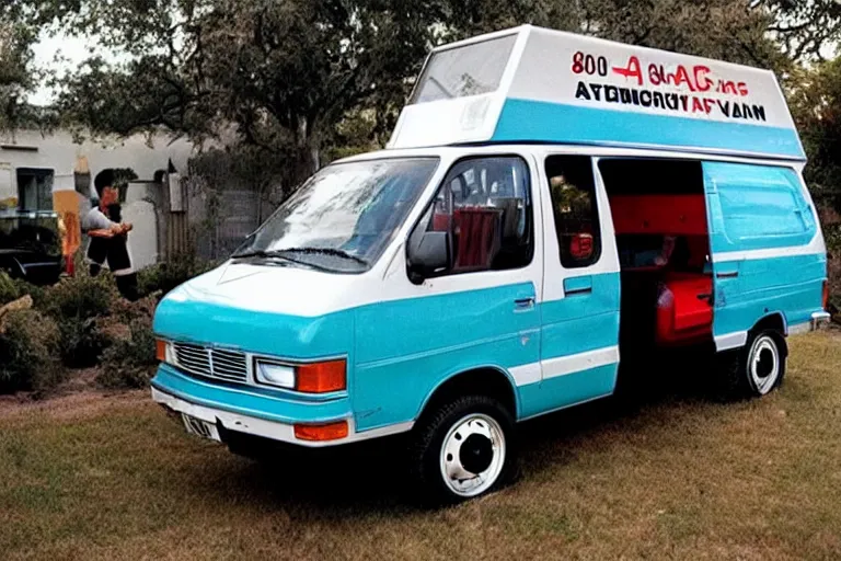 Image similar to the 8 0 s a - team van