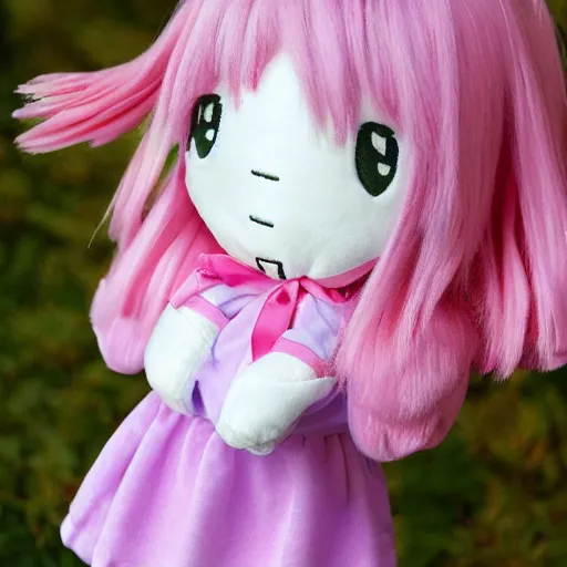 Prompt: cute fumo plush girl