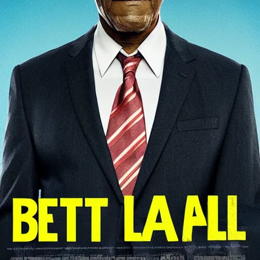 Prompt: better call saul poster starring samuel l jackson, tv show poster