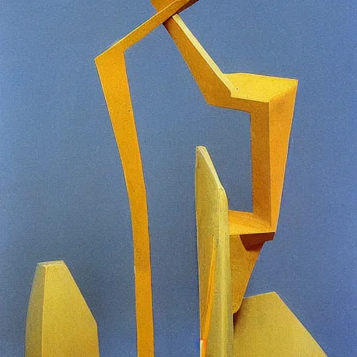 Image similar to abstract sculpture, by max ernst,