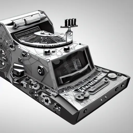 Image similar to disengagement machine, in the style of grand chamaco and pedro conti and stanley kubrick, scientific diagram, inspired by die antwoord, photorealistic, epic, super technical, 3 d render