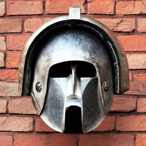 Image similar to sparta helmet with a wreath circular logo