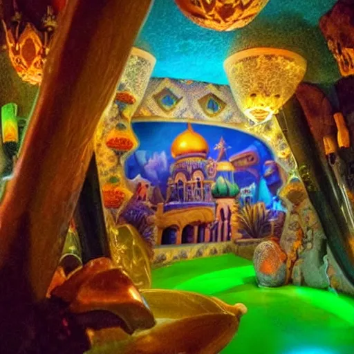 Image similar to photograph of scene of Israel from the It's a Small World ride, interior photograph of It's a Small World, It's a Small World Dark Ride