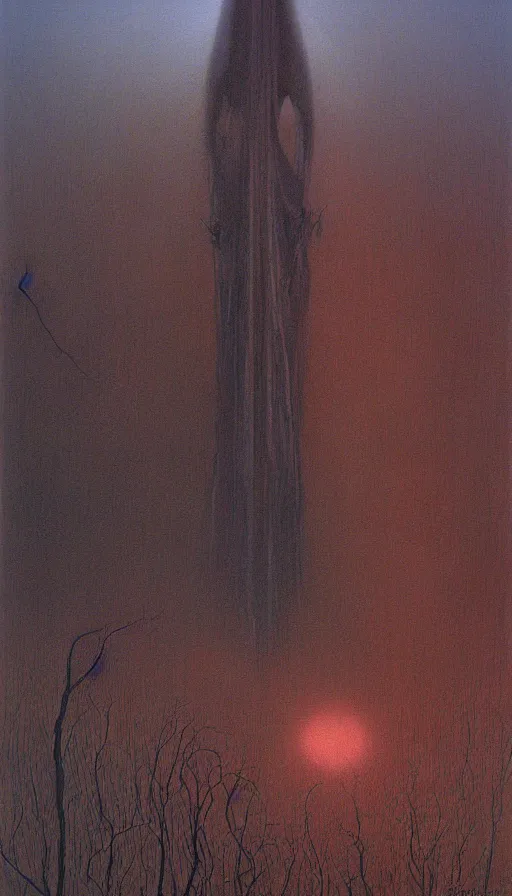 Image similar to techno artwork, by zdzisław beksinski