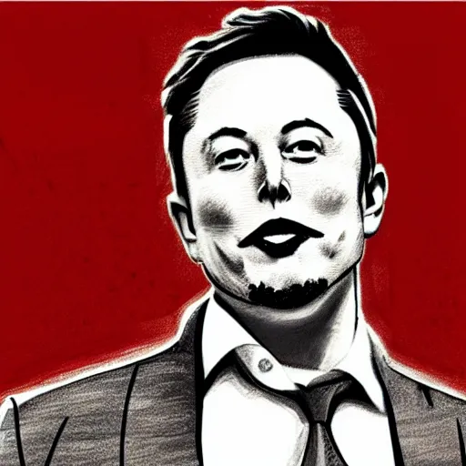 Prompt: a badly-drawn pencil sketch of elon musk