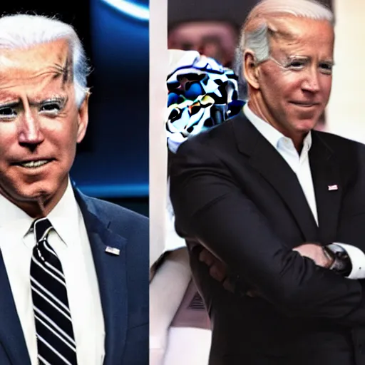 Image similar to darth vader and joe biden