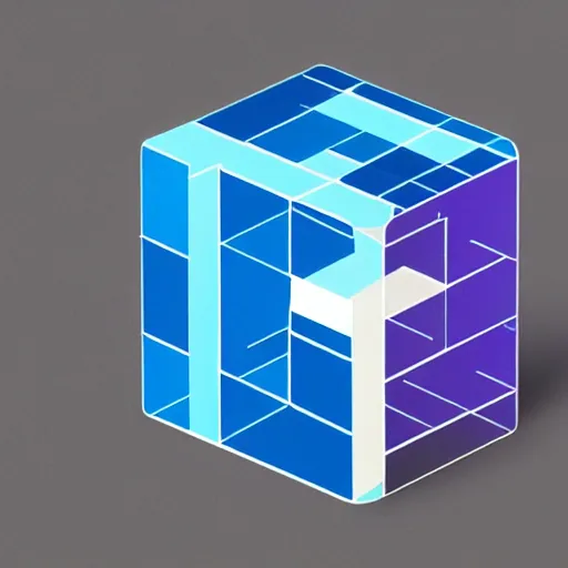 Image similar to ideal cube, isometric, detailed, studio photo, product photo, 8 k,