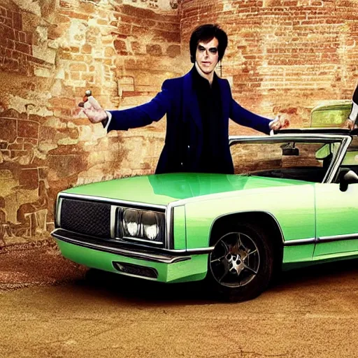 Image similar to david copperfield as a car