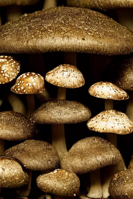 Prompt: Photo of a mushroom waterfall, 8k, cinematic, elegant, sharp focus, symmetry, highly detailed, beautiful light