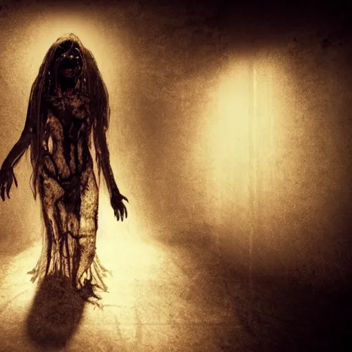 Prompt: a highly detailed photographic render of a creepy philippine folklore creature, horror, bloody, ghost, creepy, cinematic lighting, cinematic scene, Volumetric lighting, Atmospheric scene, Dark, Horror, Atmospheric lighting, Global illumination cinematic render, film, beautifully lit, ray traced, octane 3D render, octane render, unreal engine