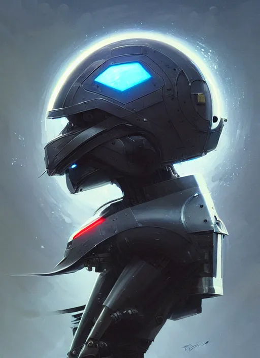 Prompt: an epic mechanical futuristic war robotic racing helmet highly detailed, digital painting, concept art, smooth, sharp focus, illustration, art by greg rutkowski