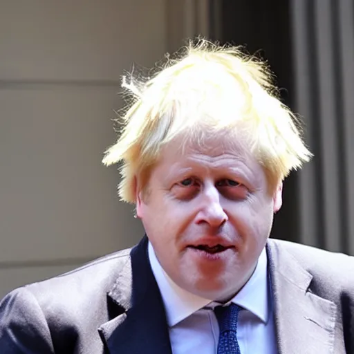 Image similar to Boris Johnson in a crack house