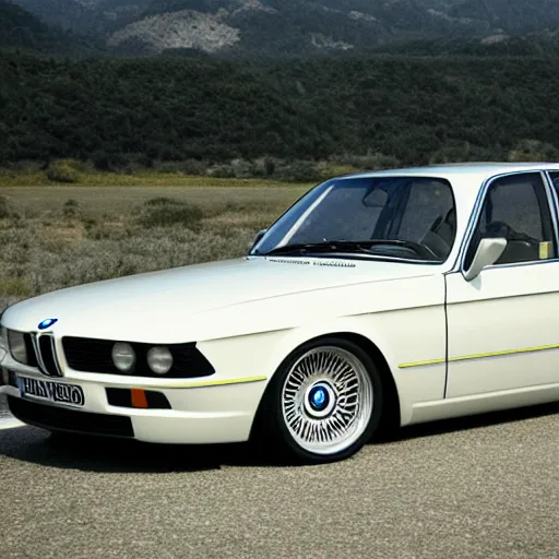 Image similar to bmw Nazca driven by Sasquatch