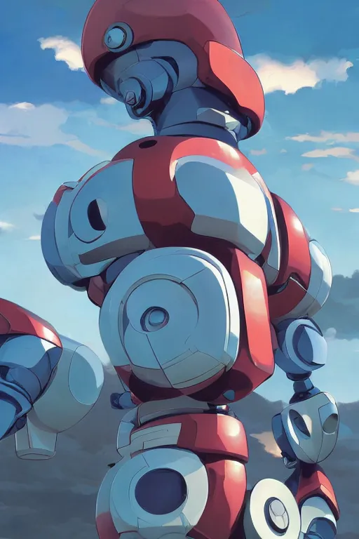 Image similar to metabots medabots medarotto medarot robot minimalist comics, behance hd by jesper ejsing, by rhads, makoto shinkai and lois van baarle, ilya kuvshinov, rossdraws global illumination ray tracing hdr radiating a glowing aura