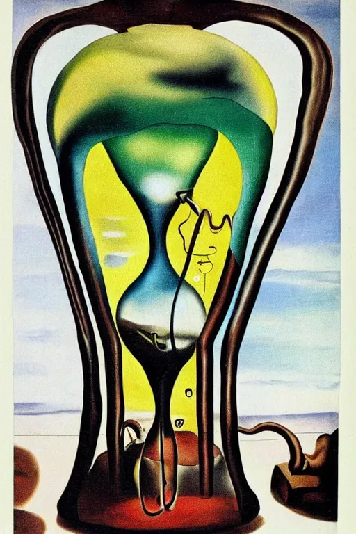 Prompt: ! dream salvador dali melted hourglass
