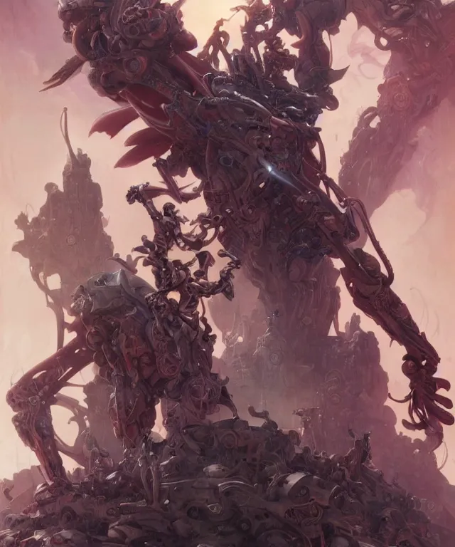 Image similar to beautiful evil fantasy baby superheroes, ultra realistic, wide angle, intricate details, the fifth element artifacts, highly detailed by peter mohrbacher, hajime sorayama, wayne barlowe, boris vallejo, aaron horkey, gaston bussiere, craig mullins