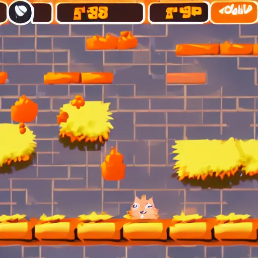 Image similar to stray screenshot, cat, cat game, playing as a cat, orange cat, stray cat game