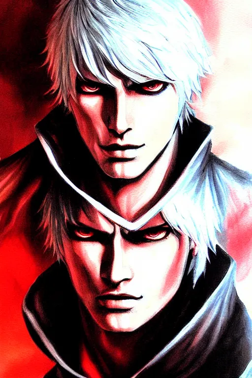 Dante Portrait Art - Devil May Cry 3: Dante's Awakening Art Gallery